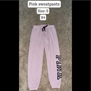 Pink brand sweatpants